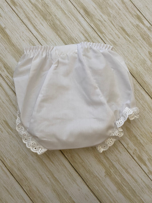 Bloomers with eyelet trim