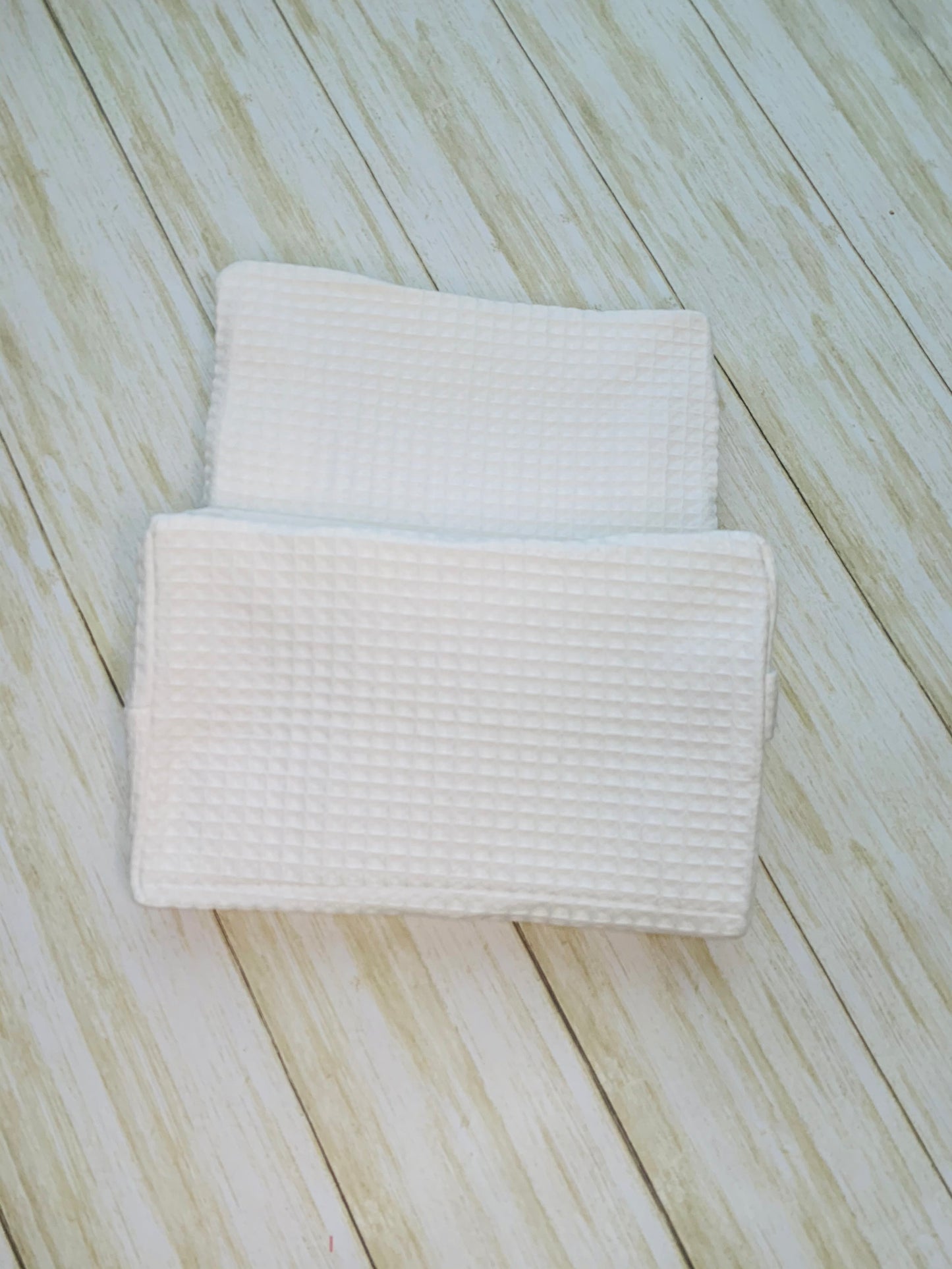 Waffle Weave Cosmetic Bags